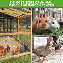 Load image into Gallery viewer, Heavy-Duty 48in Galvanized Wire Roll Fencing - Perfect for Chicken and Duck Runs