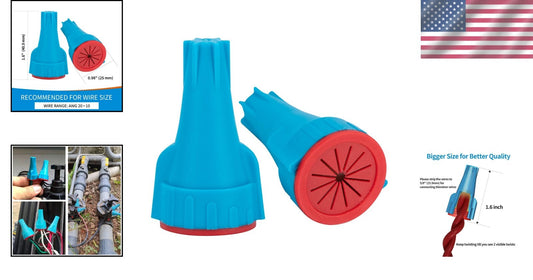 Easy Install Waterproof Connectors Kit - 50 Pcs for Low Voltage Wiring