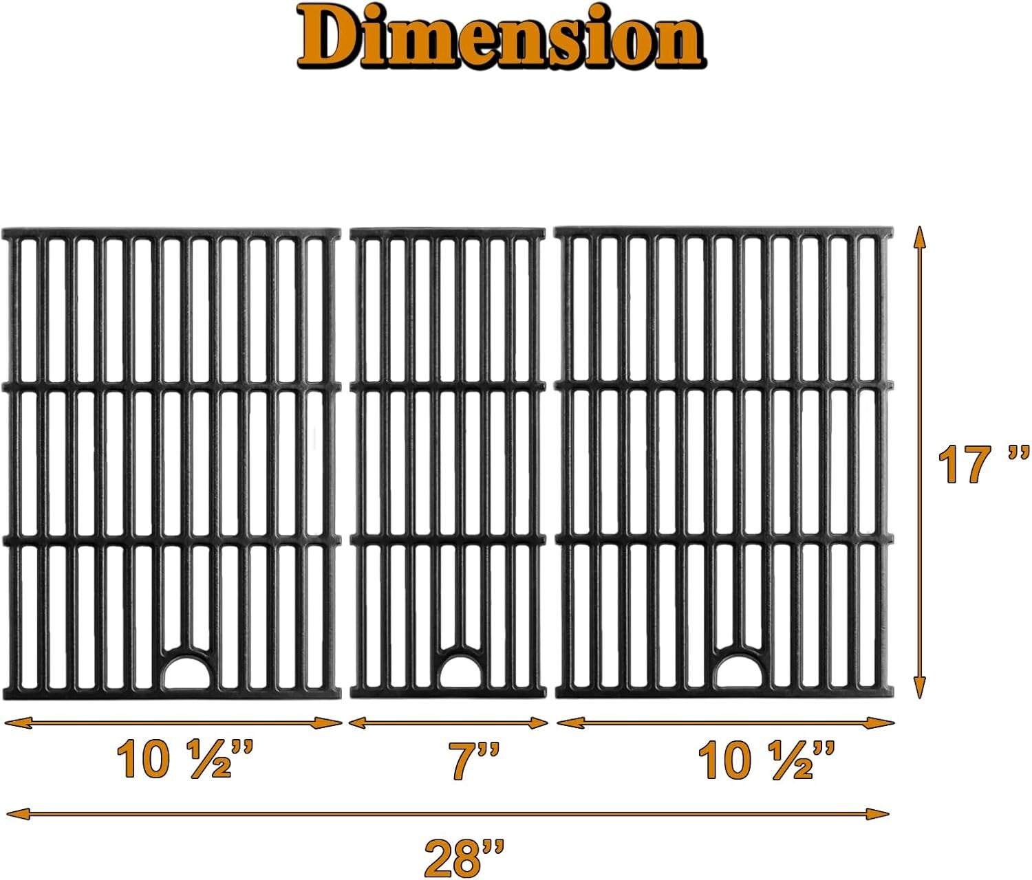 Durable Replacement Grill Grates for Charbroil Performance 5 Burner Models