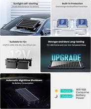 Load image into Gallery viewer, Eco-Friendly 9W Waterproof Solar Charger for 12V Power Systems - Easy Install