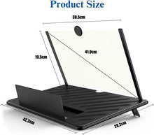 Load image into Gallery viewer, Portable 20'' 3D HD Phone Screen Magnifier for Movies &amp; Gaming - Foldable Design