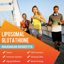 Load image into Gallery viewer, Enhanced Absorption Liposomal Glutathione Softgels – 1500mg of Antioxidant Power