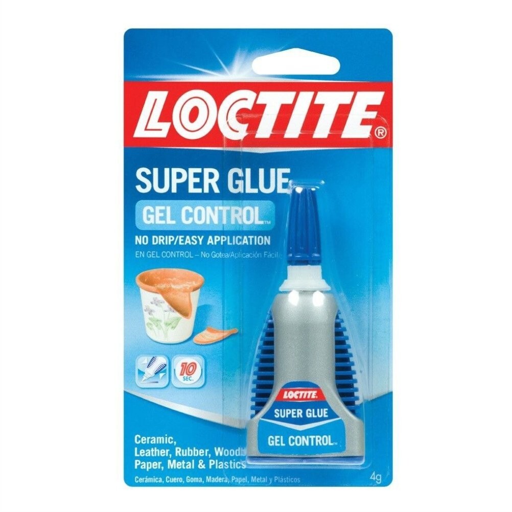 Versatile Super Glue Gel Control - Ideal for Art, Automobiles & More - 12 Count