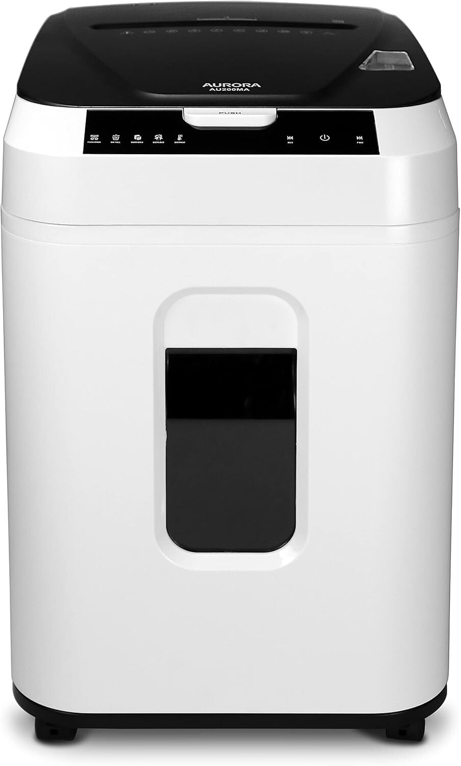 Advanced 200-Sheet Micro-Cut Paper Shredder with Continuous Use & LED Alerts