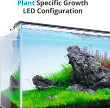 Load image into Gallery viewer, Adjustable Full-Spectrum LED Aquarium Light for Fish Tanks - Black &amp; Multi-Color