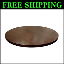 Load image into Gallery viewer, Espresso Finish 21-Inch Spinning Lazy Susan for Elegant Dining Experience