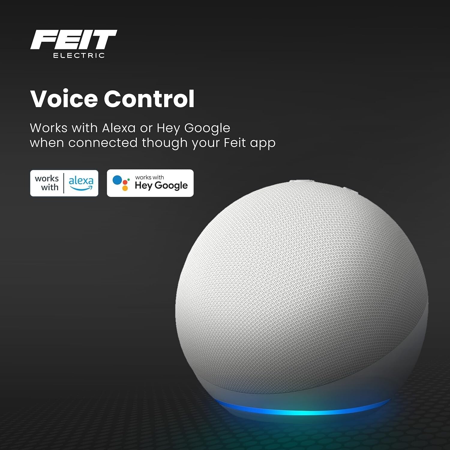 Energy-Efficient BR30 Smart LED Light Bulbs, 6-Pack with Color Changing Features