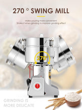 Load image into Gallery viewer, 300g Commercial Spice &amp; Grain Grinder - 220V Swing Design with Auto Protection