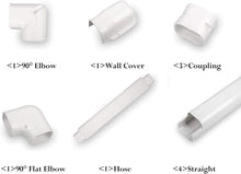 Load image into Gallery viewer, Durable 16.5Ft Mini Split Line Set Cover - Easy Install &amp; Weather-Resistant