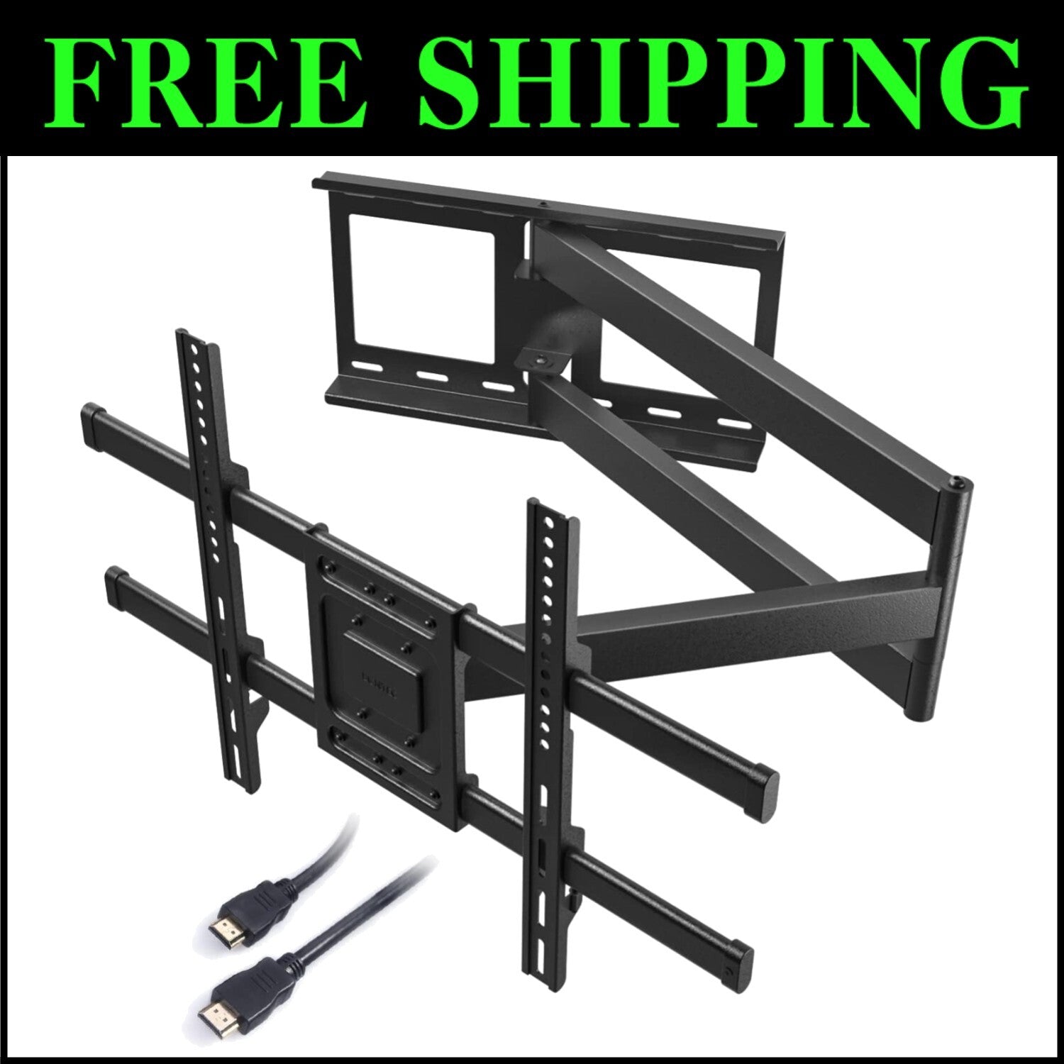 Extra Long Extendable TV Wall Mount for 32-75” TVs - Full Motion Flexibility