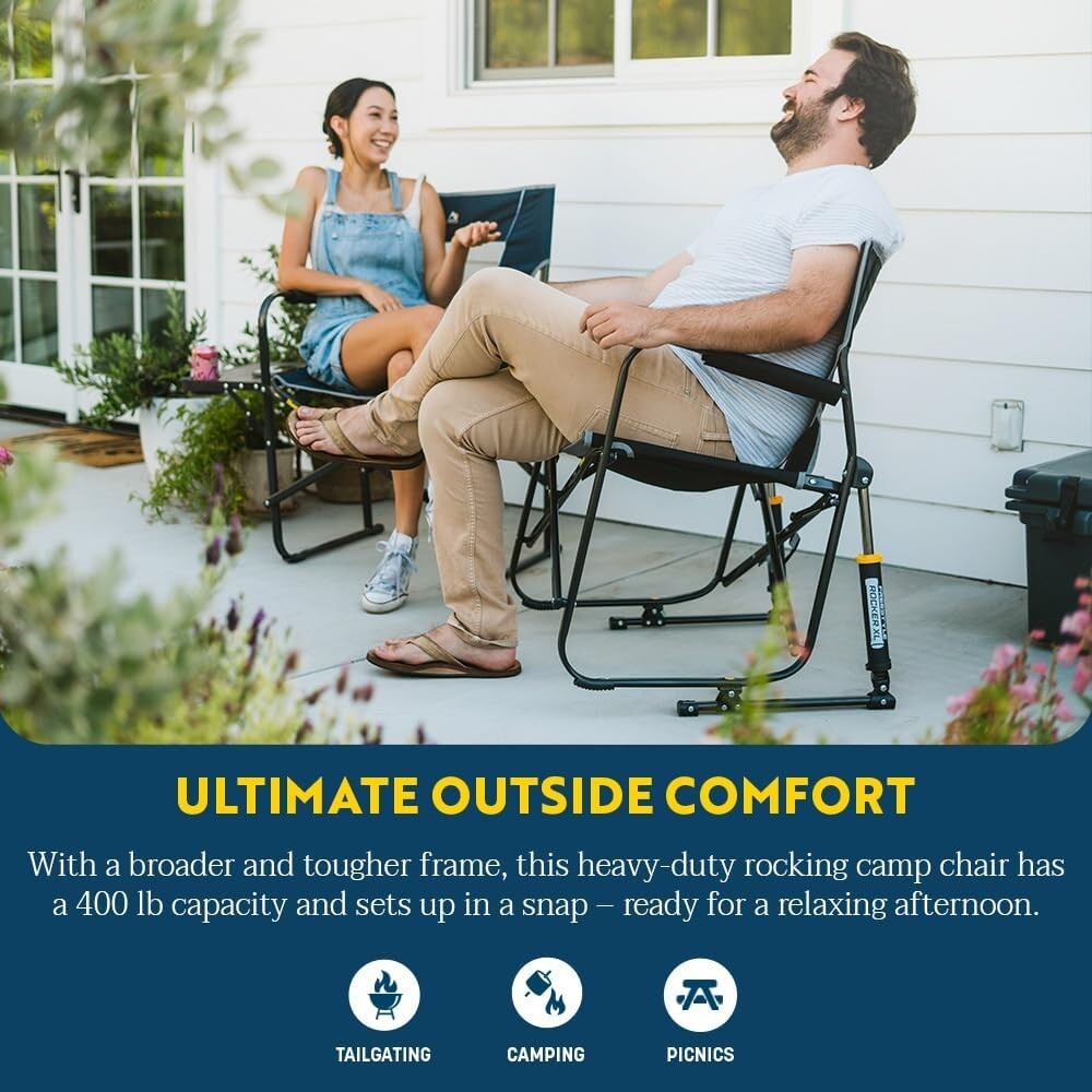 Comfortable Freestyle Rocker XL – Ideal for Sports Events and Outdoor Relaxation
