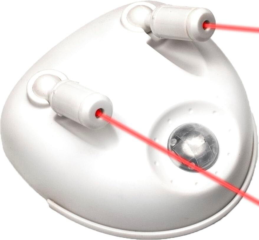 Automatic Garage Laser Parking Guide with Adjustable Lasers and AC Backup