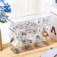 Load image into Gallery viewer, 8 Pcs Clear Cable Organizer Box with 80 Wire Ties - Tidy Desk Solution