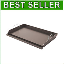 Load image into Gallery viewer, Durable Cast Iron Griddle for Gas Grill - 25" x 16" for Perfect Outdoor BBQs