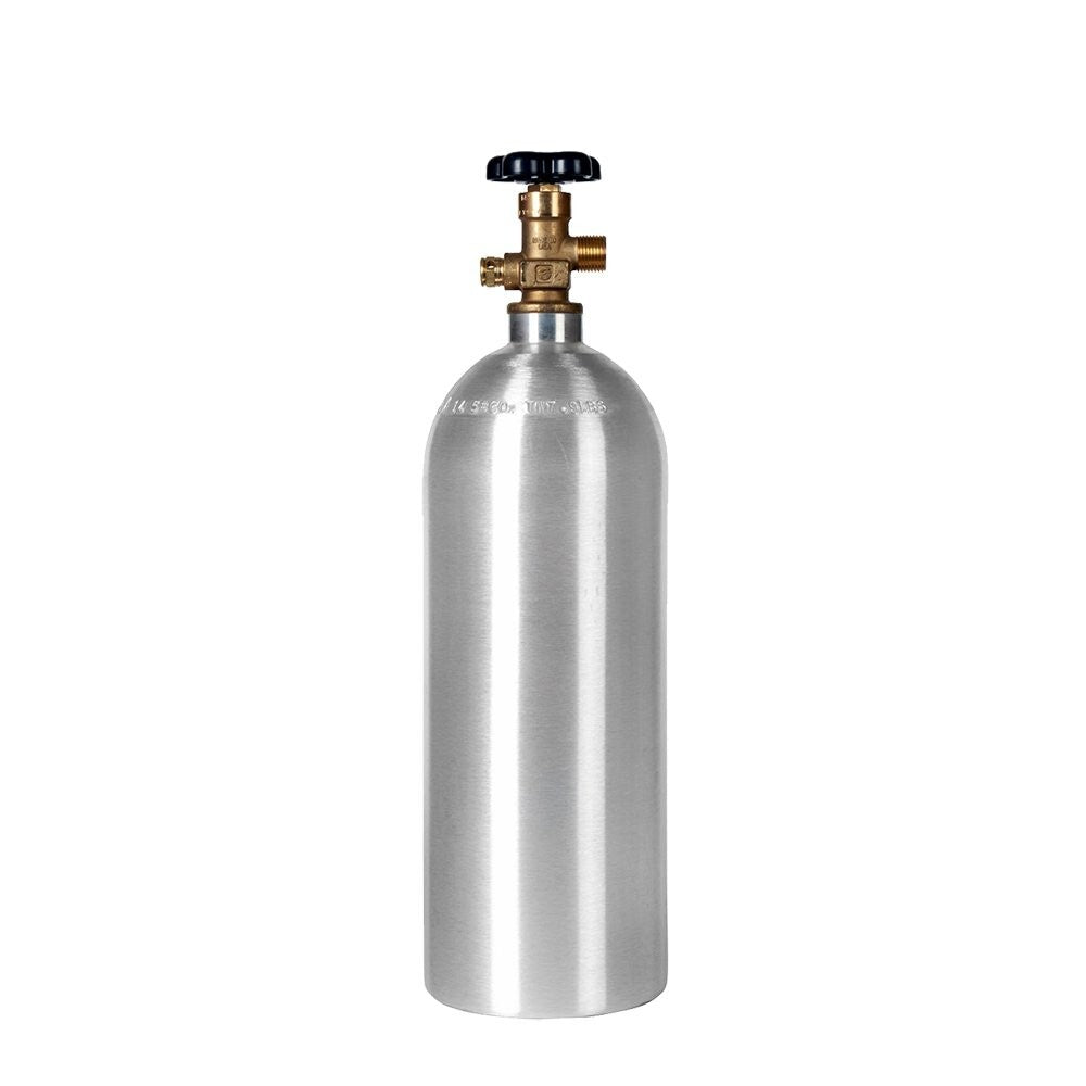 High Strength 5LB CO2 Tank - Aluminum Cylinder with Valve and Lightweight Form