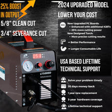 Load image into Gallery viewer, LT5000D Plasma Cutter: 2024 Upgrade - Fast, Smooth Cuts with Dual Voltage Power