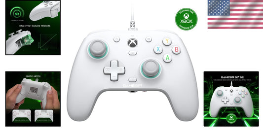 G7 SE Wired Controller for Xbox Series X|S & One with Hall Effect Joysticks