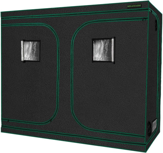 High Reflective 600D Mylar 4x8 Grow Tent with Floor Tray & Easy Access Window