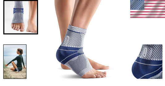 Durable MalleoTrain Ankle Brace - Size 5 Left, Pain Relief for Active Recovery