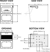Load image into Gallery viewer, Durable Post Mount Mailbox with Enhanced Security and Oversized Storage