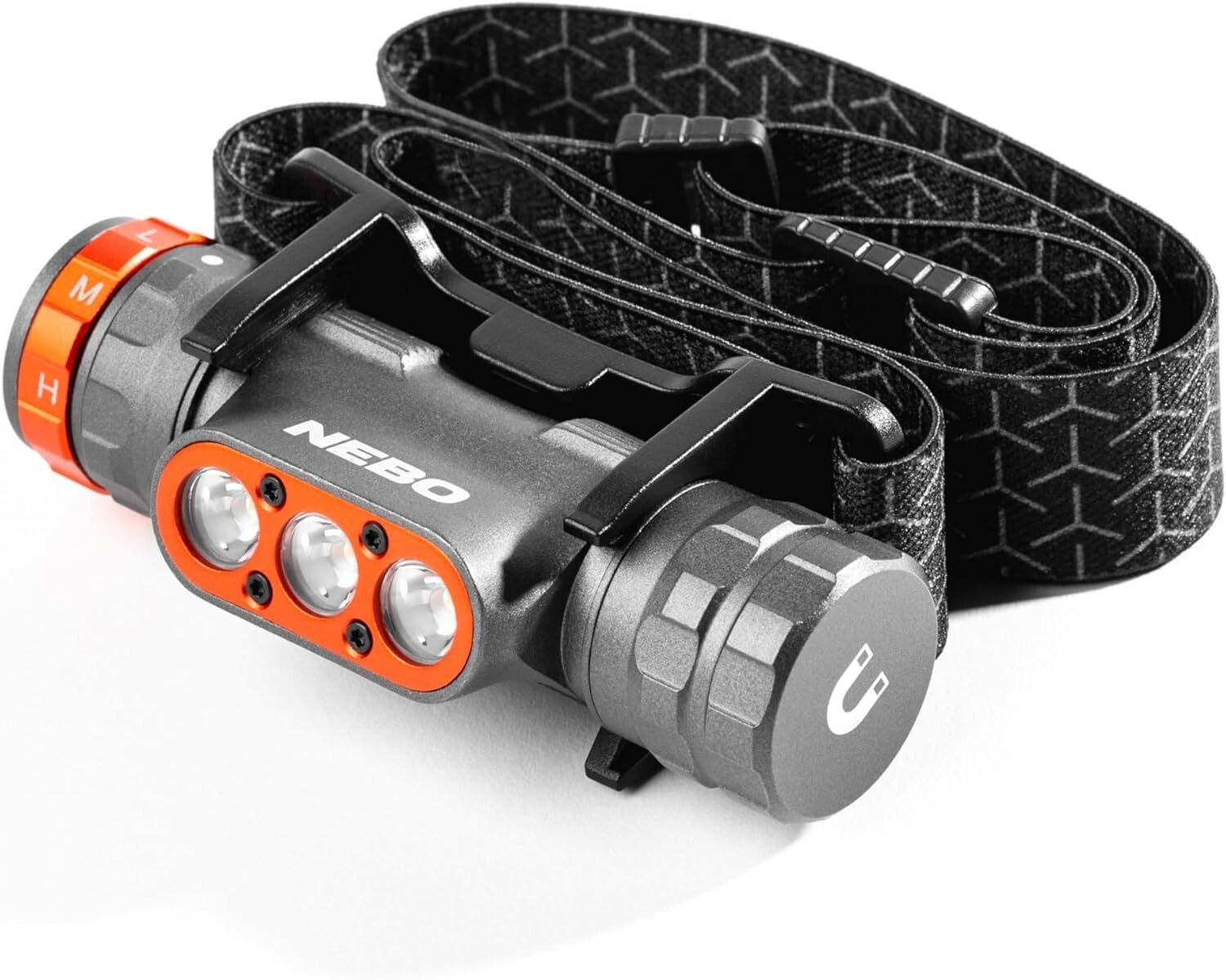 5-Mode Rechargeable Headlamp with Detachable Magnetic Work Light & 1500 Lumens