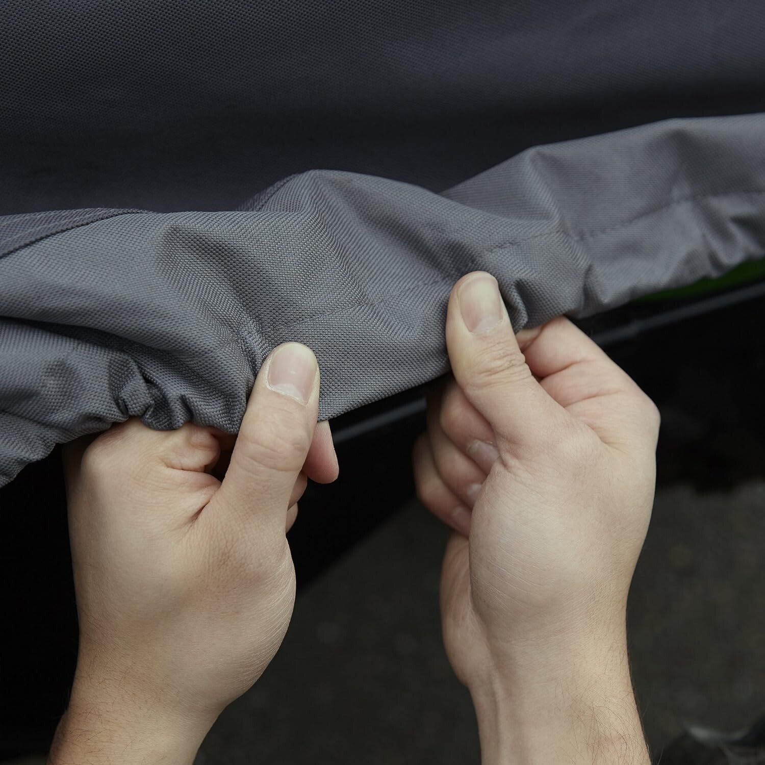 Durable Black Tractor Cover with Elastic Fit - Protection Against Elements