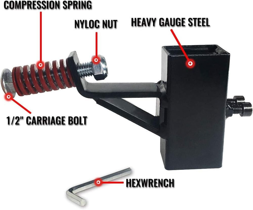 AR500 Steel T-Post Target Hanger with 15° Cant - Secure Mounting Adapter