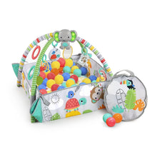 Load image into Gallery viewer, Interactive Jungle-Themed Baby Play Gym Converts to a Ball Pit - 5 Ways to Play