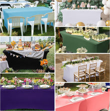 Load image into Gallery viewer, Universal 6ft Spandex Table Covers - 6 Pack for Banquets, Weddings, &amp; Parties