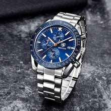 Load image into Gallery viewer, Premium Waterproof Quartz Watch for Men - Stylish Leather &amp; Luminescent Details