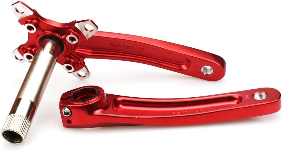 170mm Aluminum Alloy Bike Crank Arm Set with Bottom Bracket & Chainring Bolts