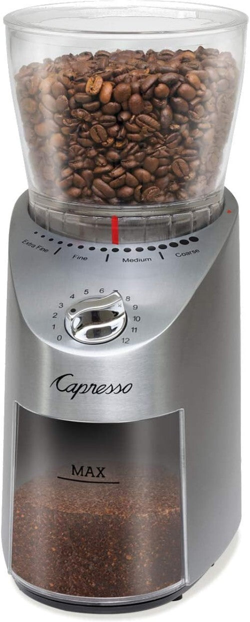 Infinity Plus Stainless Steel Burr Grinder: Precision Grinding for Every Brew