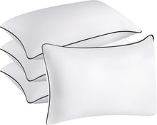 Load image into Gallery viewer, Luxurious Hotel Quality Set of 4 Down Alternative Pillows for Comfort &amp; Support
