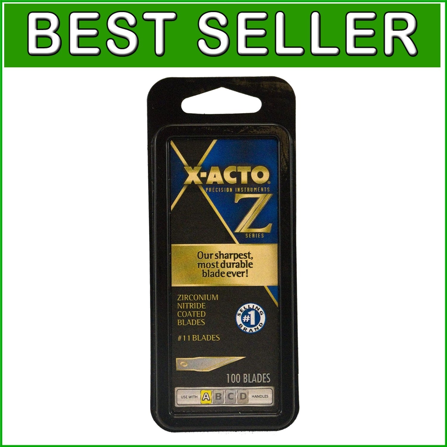 Durable 100-Count Non-Retractable Replacement Blades for Various Materials