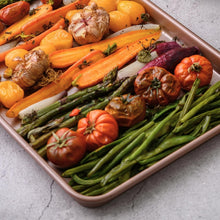 Load image into Gallery viewer, 18-Inch Gold Nonstick Baking Sheet 2-Pack - Extra Thick &amp; Even Heat Distribution