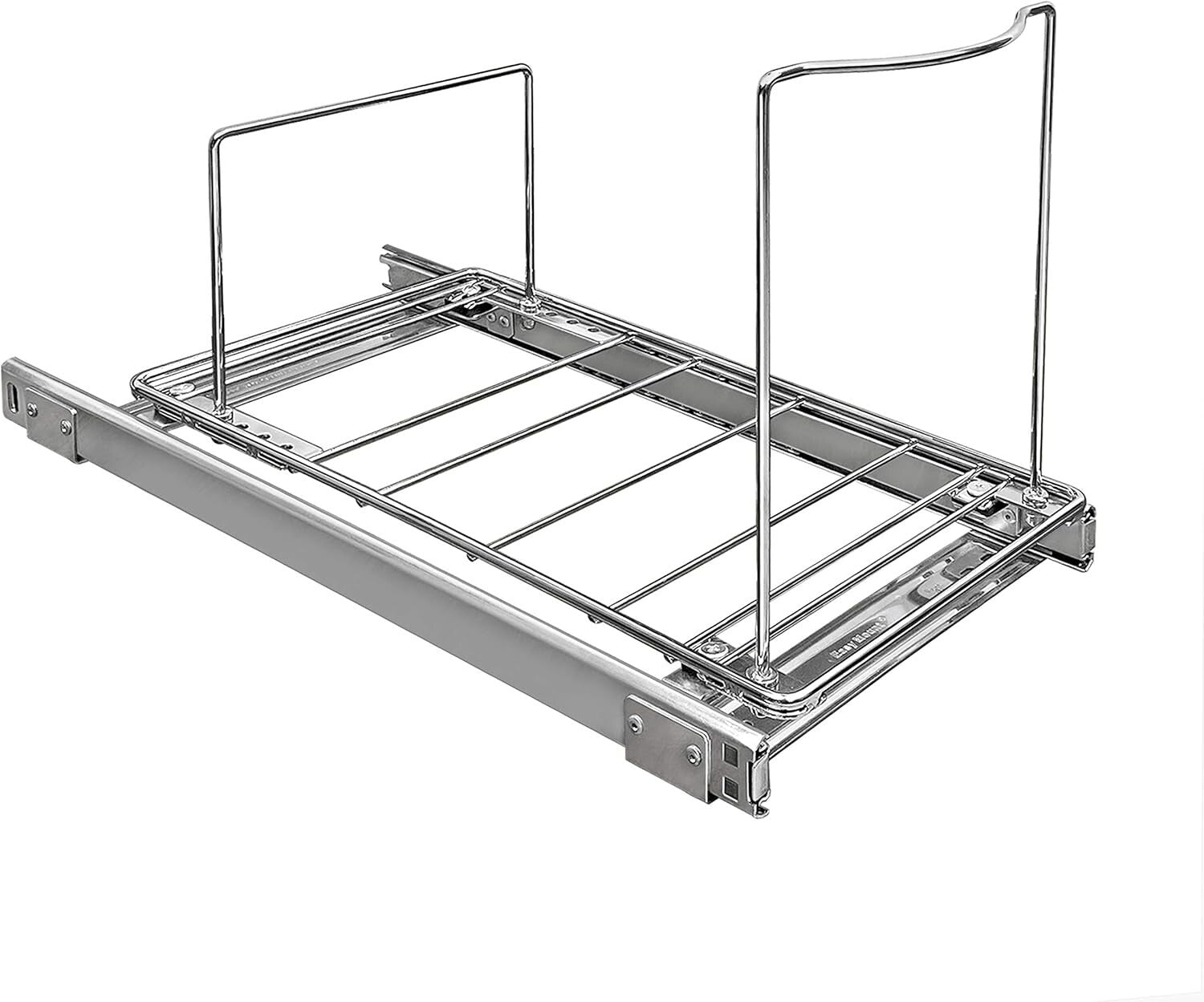 Professional Quality Pull-Out Organizer with Chrome Finish for Kitchen Cabinets
