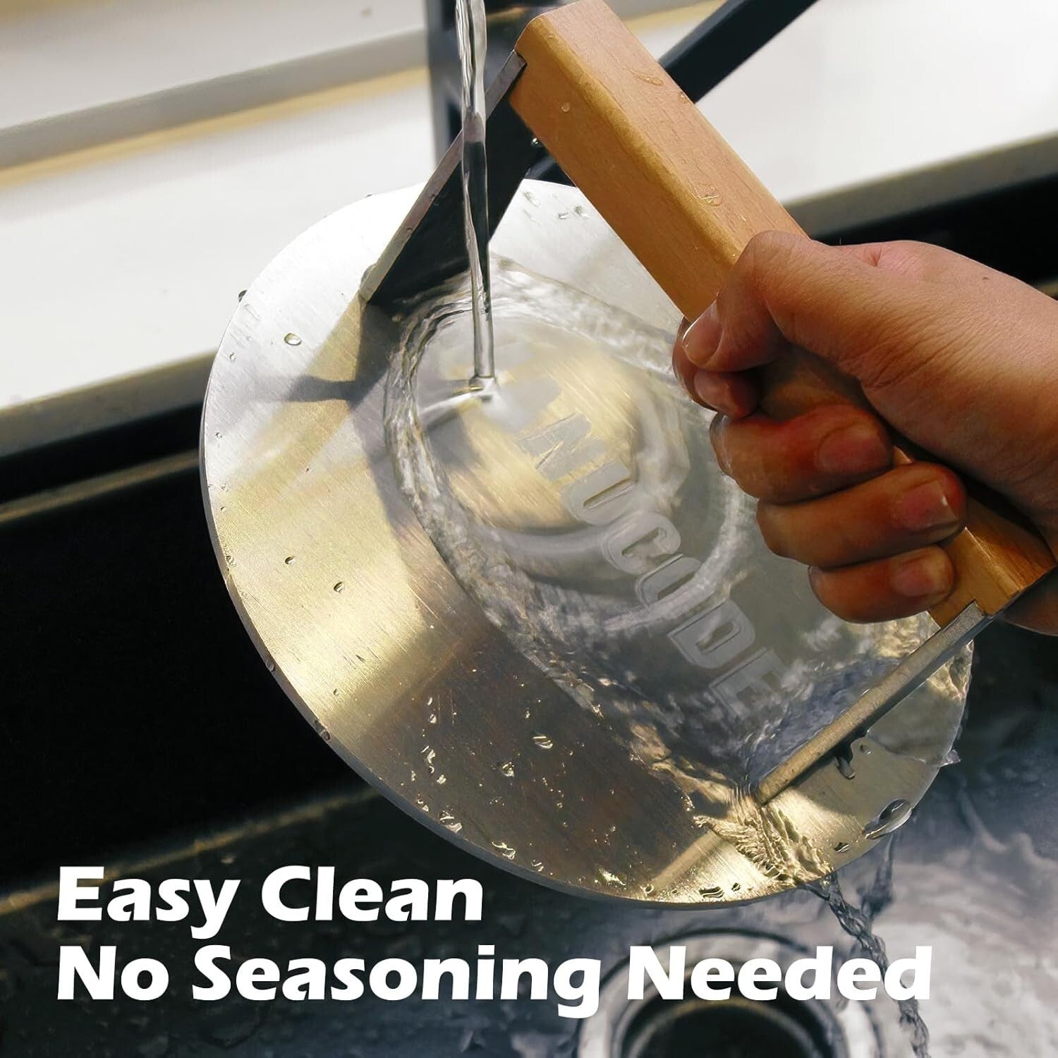 9-Inch Grill Press: Searing Panini, Steak & Chicken with Ease - Safety Handle