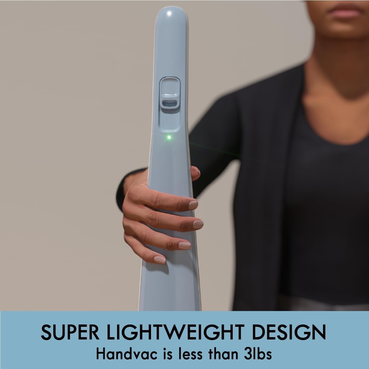 Versatile 16V Cordless Vacuum - 2-in-1 Lightweight Design for Carpet & Hardwood