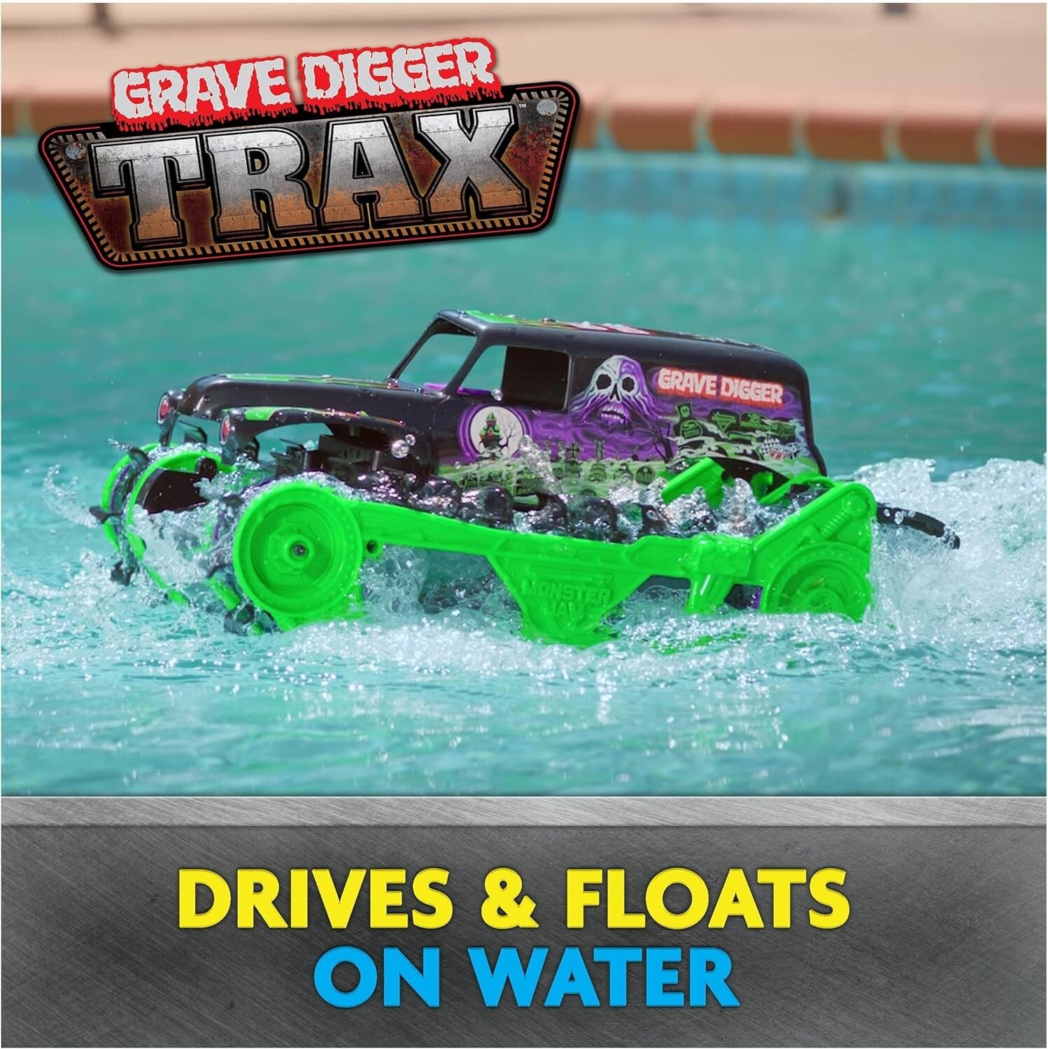 All-Terrain Grave Digger Trax RC Monster Truck - Fastest Outdoor Fun for Kids
