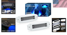Load image into Gallery viewer, Bright Blue 84 LED Marine Boat Lights - Waterproof IP68 Underwater Illumination
