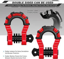 Load image into Gallery viewer, Mega D Ring Shackles 3/4" 68,000lb Break Strength for Reliable Off-Road Recovery