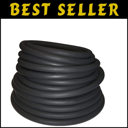 Durable 30 FT Black Latex Rubber Tubing for Polespear & Resistance Training