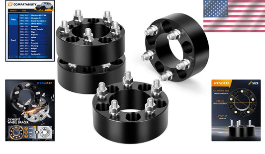 2" Aluminum Wheel Spacers - Fit for Cherokee & Mustang - Improve Stability