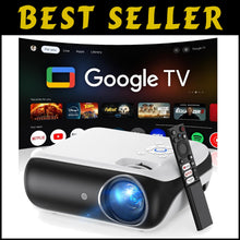 Load image into Gallery viewer, 4K UHD Google TV Projector - Immersive Sound, Wide Compatibility &amp; Fast Wi-Fi