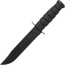 Load image into Gallery viewer, American-Style 7-Inch Black Knife with Sturdy Hard Sheath - Ideal for Hunting