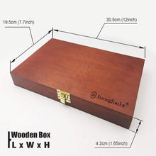 Load image into Gallery viewer, 26-Piece Universal Gun Cleaning Kit in Wooden Box for Rifles, Shotguns, Handguns