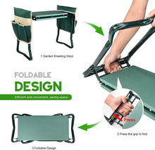 Load image into Gallery viewer, Thickened Garden Kneeler and Seat - Heavy Duty, Portable Gardening Stool