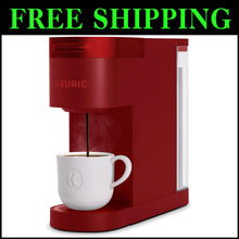 Load image into Gallery viewer, Compact Scarlet Red K-Slim Single Serve Coffee Maker with Programmable Features