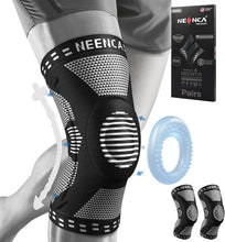 Load image into Gallery viewer, Instant Relief Knee Support Sleeves with Patella Gel Pad &amp; Stabilizers - 2 Pack
