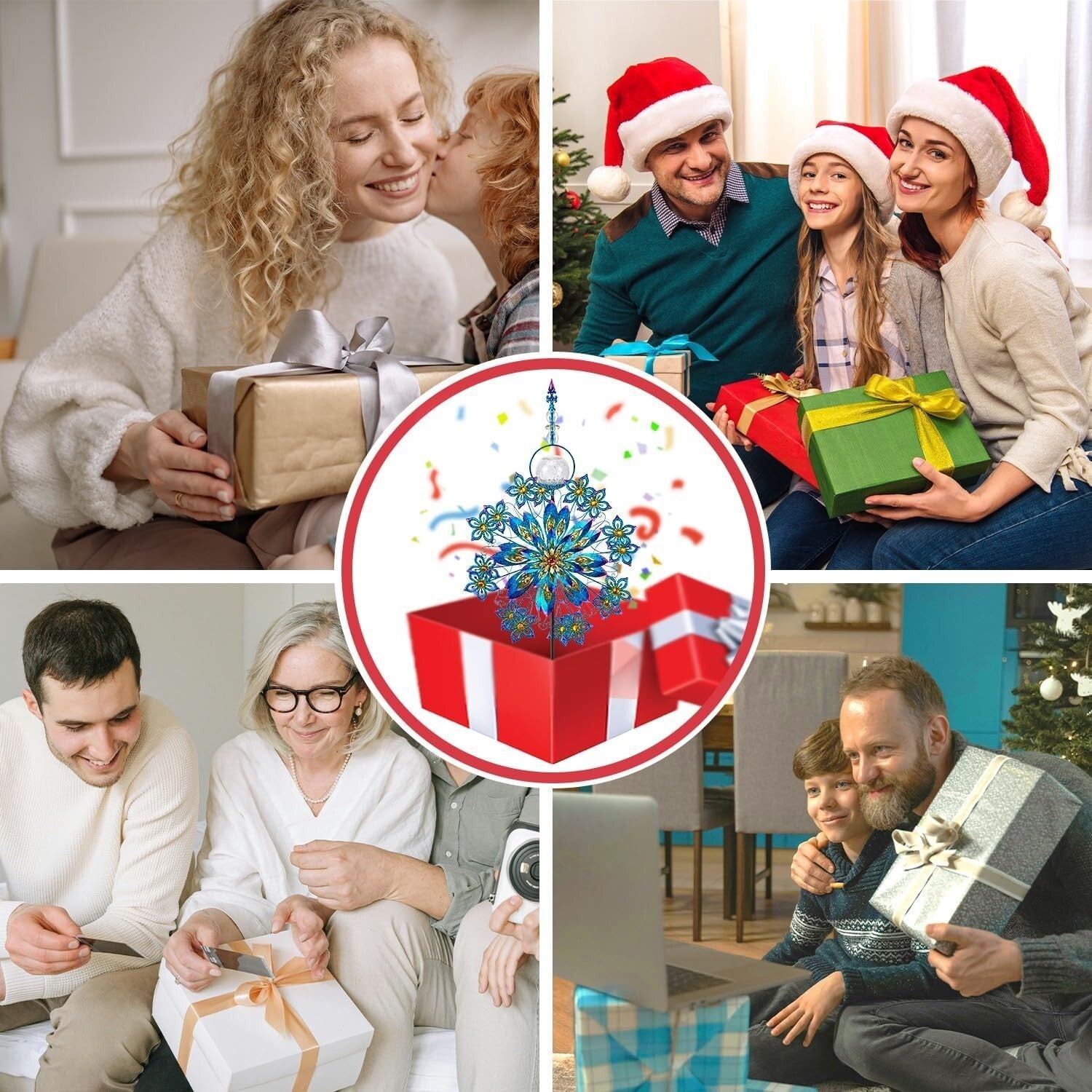 Eco-Friendly Outdoor Solar Wind Spinner with Colorful Glass Ball - 75 Inch